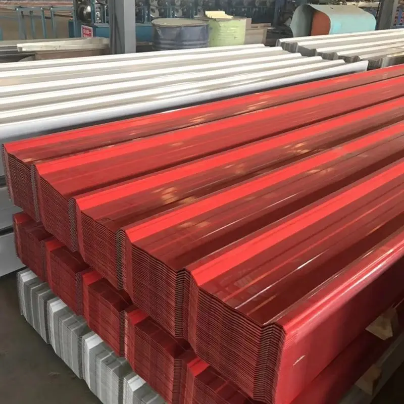 Cheap Gi Corrugated Steel Sheet Zinc Coated Colorful Roofing Steel Corrugated Sheet Metal Roofing For Sale