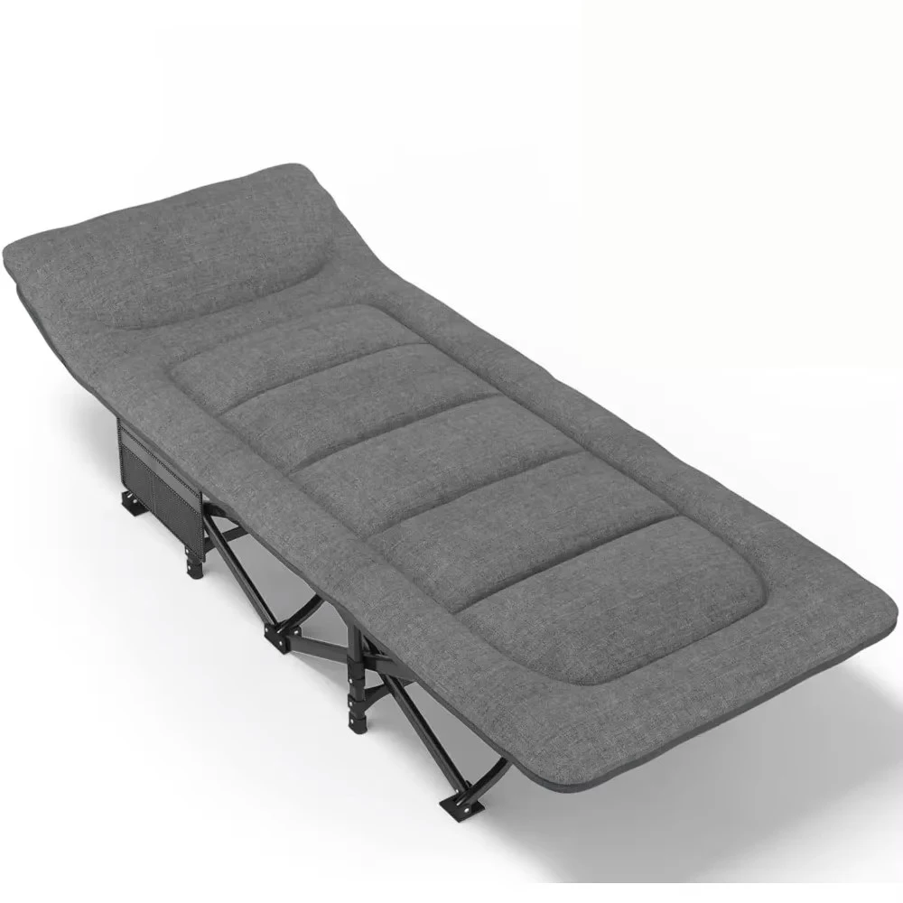 Factory Direct sale Heavy Duty Aluminum Cot High Quality Ultralight Folding Travel Bed Oxford Fabric Easy Breathing camping bed