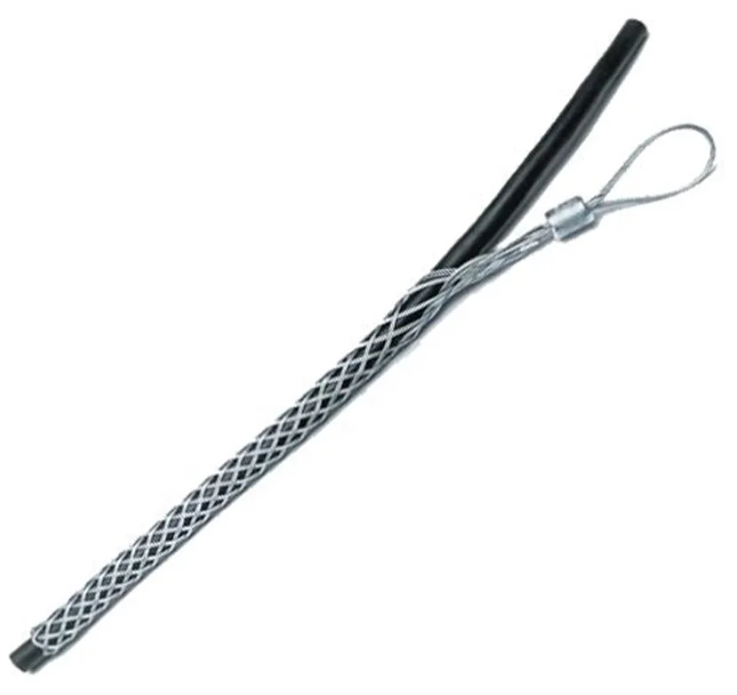 High quality stainless steel drag cable grip stainless steel cable sock single strands Cable wire rope pulling grip