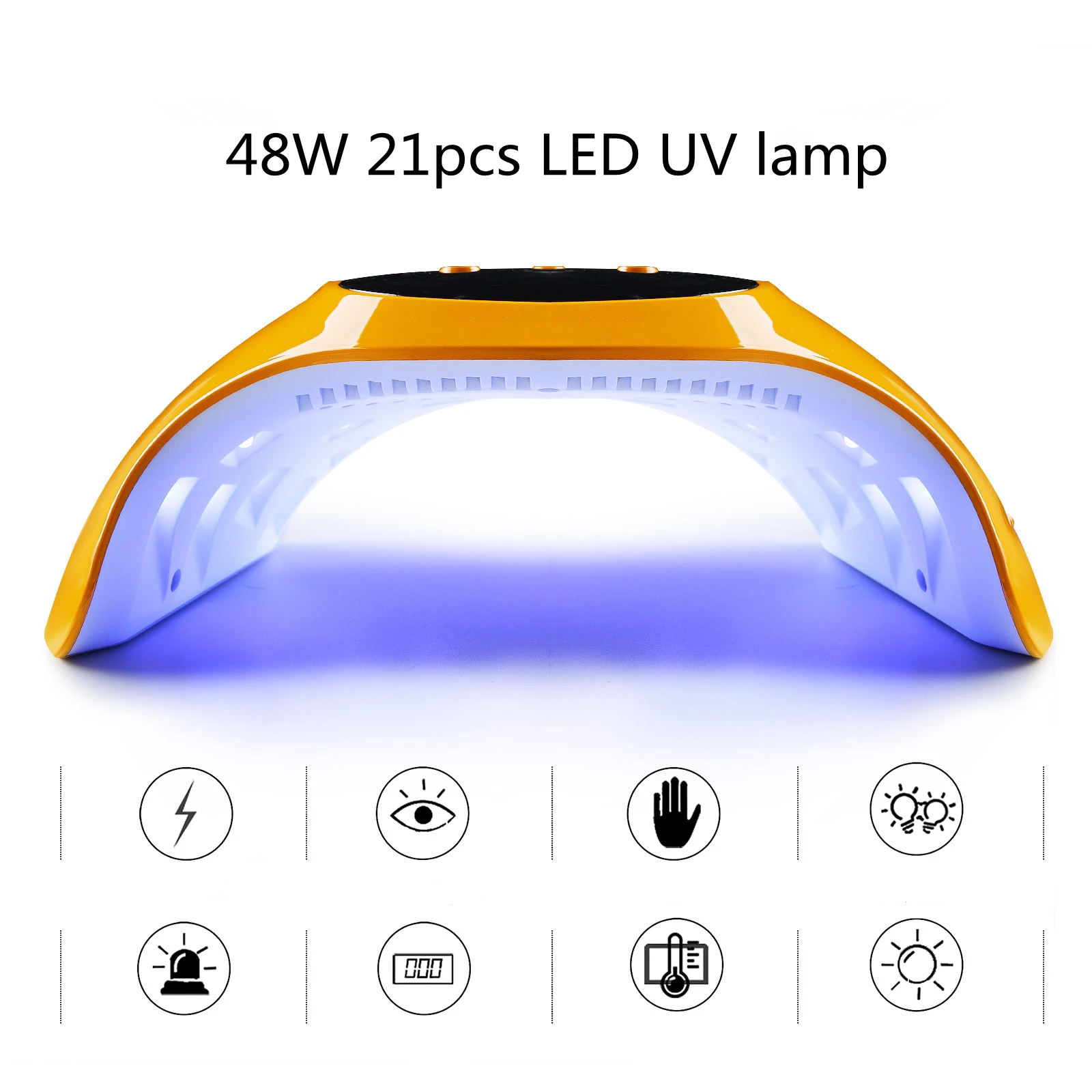 2 in 1 Manicure Salon Tools 48W UV LED Light Nail Dryer Smart Gel Nail Lamp with 18000 RPM Polish Nail Drill