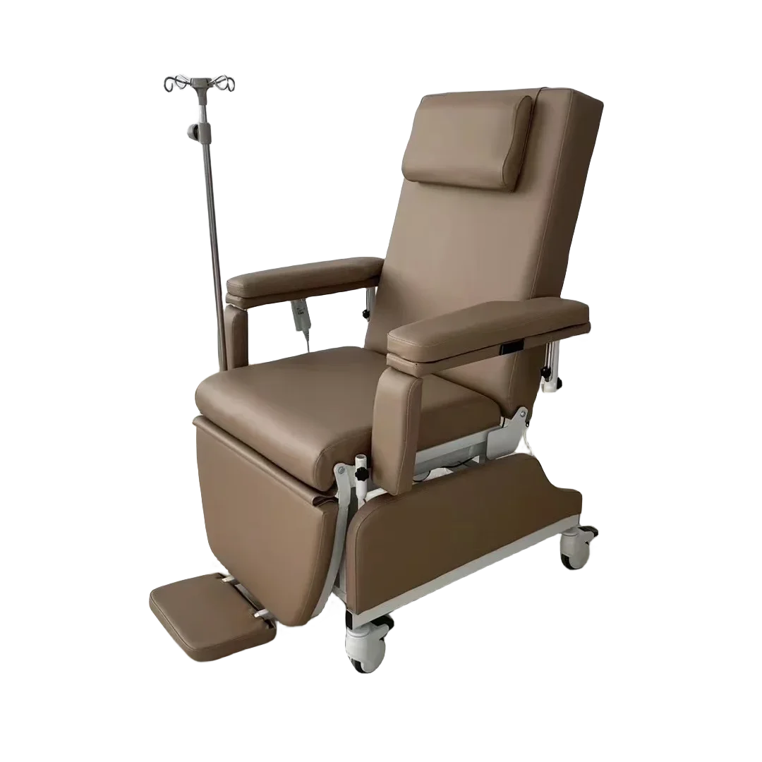 Hospital electric blood Sampling collection chair Blood Donation Hemodialysis Dialysis Chair