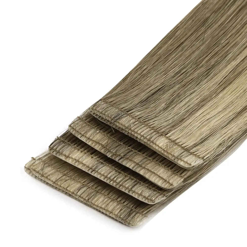 
K.SWIGS PROMO Love Line Tape in Remy Hair Extensions Straight Single Sided Tape in Hair Double Drawn 