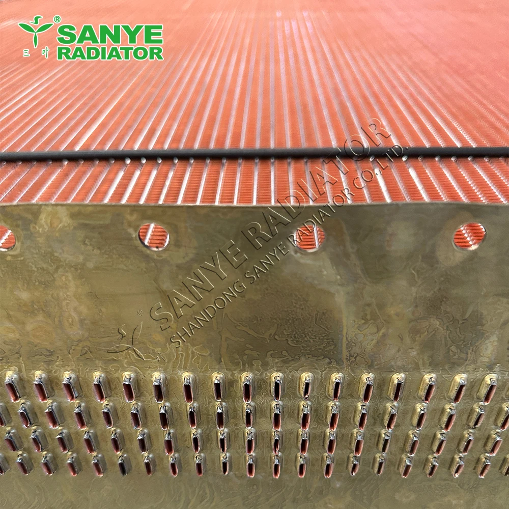 SANYE Factory Customized generator radiator copper core heat exchanger