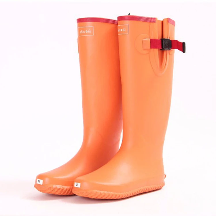 Factory wholesale beautiful for Indoor Outdoor Rainy Days durable new High top rain boots