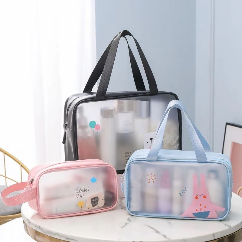 Custom LOW MOQ Hanging Hook Water-resistant Makeup Organizer Bags Storage Travel Toiletry Bag