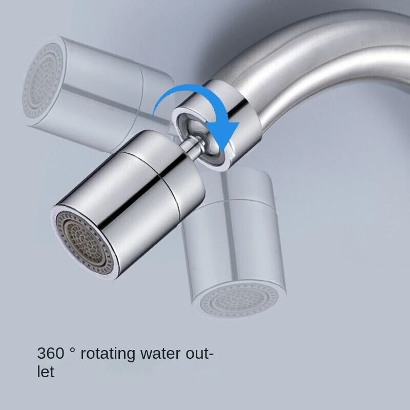 Factory wholesale hot selling basin faucet brass nozzle 720 Rotating Degree Flexible Universal faucet accessories