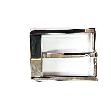 China factory custom logo shiny metal buckle for lady leather belts