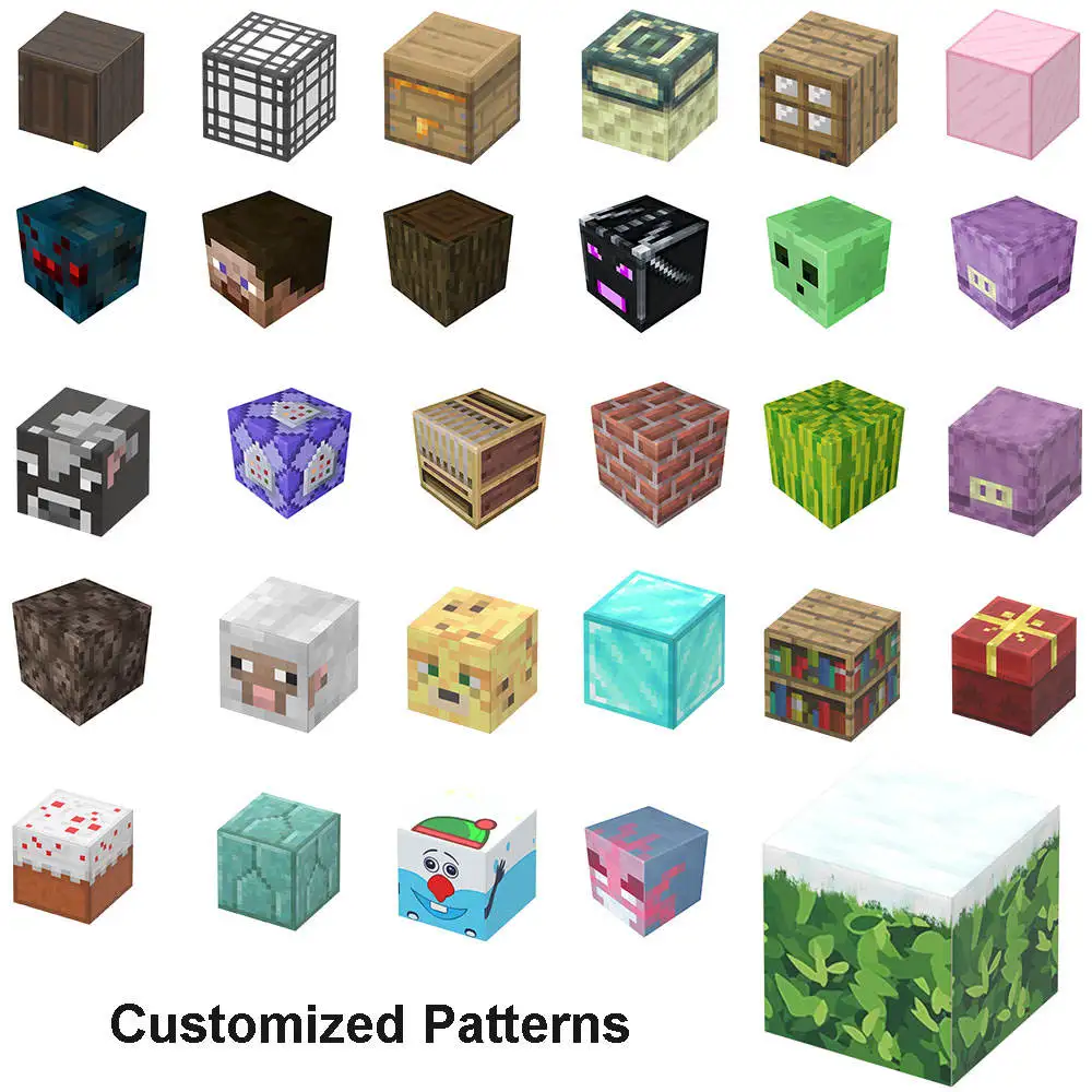 2024 New Educational Block Innovative Kids Products Montessori Magnetic Magic Cube 3d DIY My World Building Blocks Toys