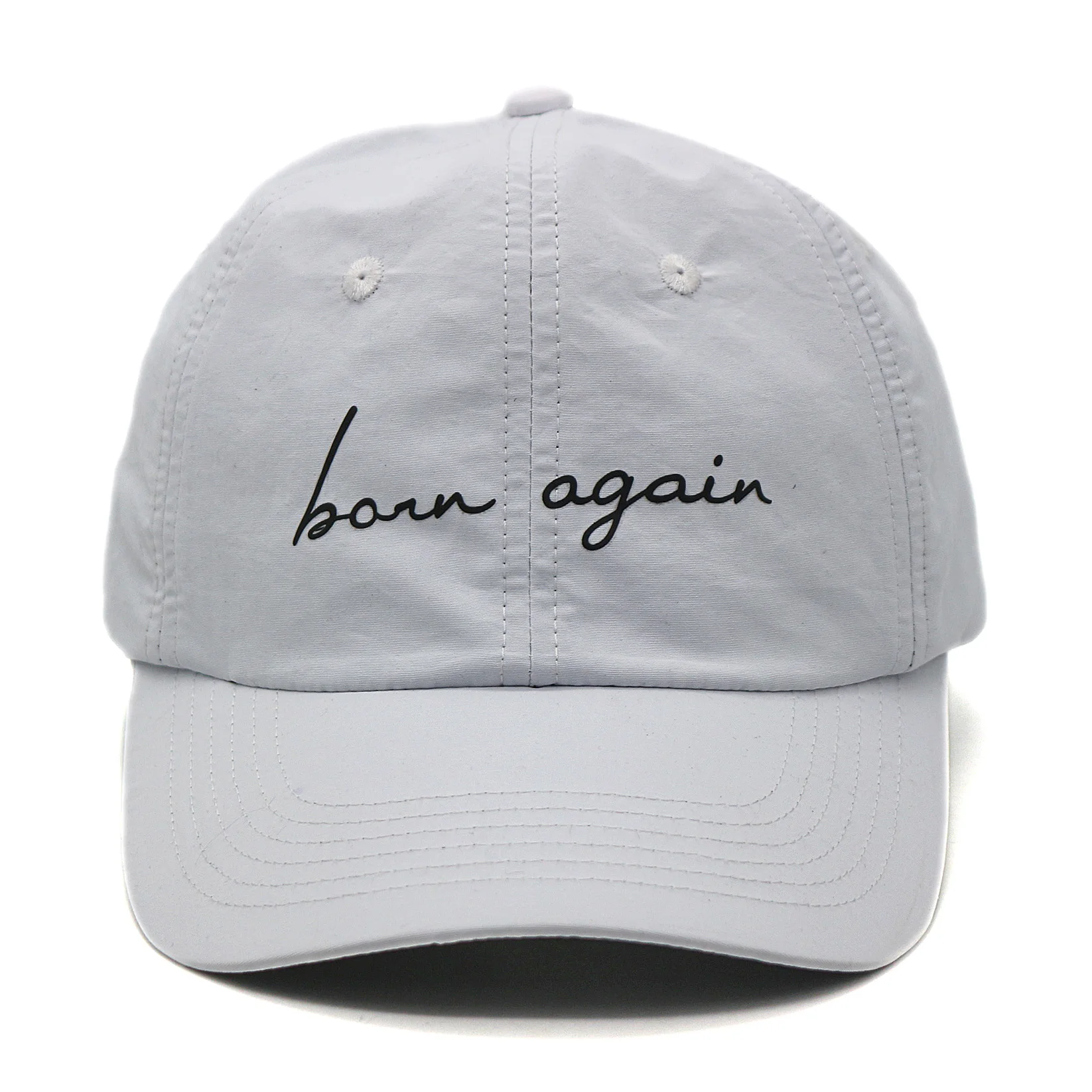 Embroidered cotton 6 panel unstructured custom embroidery logo baseball cap high quality