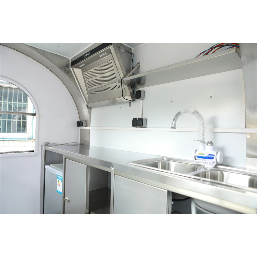 New arrival street mobile food truck cart travel camping camper trailer van bicycle