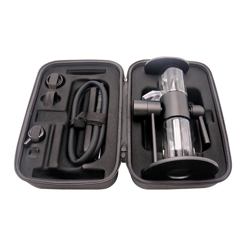 Factory custom portable small mini shisha accessories  glass Hookah parts Gravity pipe Rotating Glass 360 mini Gravity Hookah