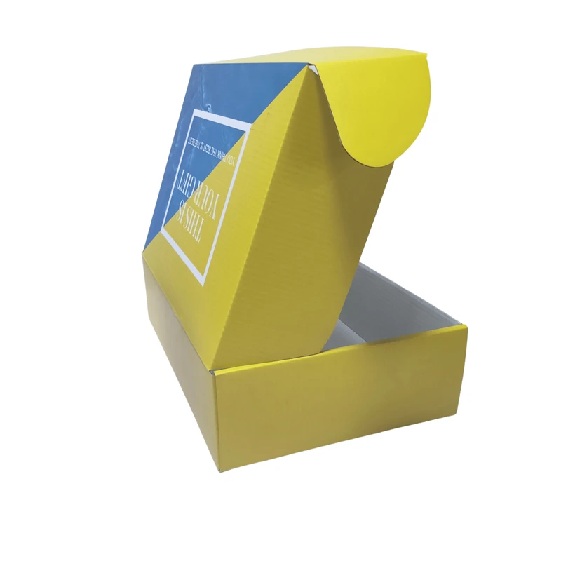 Custom logo pink Flat Gift pack caja clothes shipping carton Packaging Paper Folding mailer Box for Clothing shoes underwear