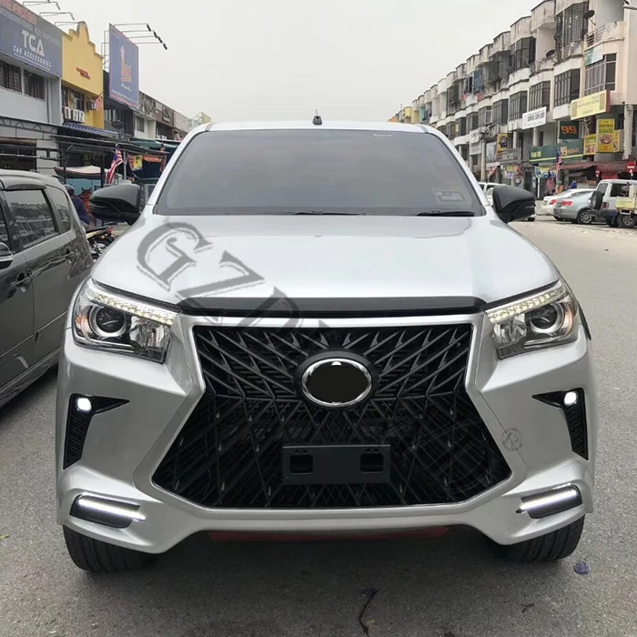 cover Trim front bumper  grill Facelift for revo body kit for Hilux revo Rocco upgrade to lexus 570