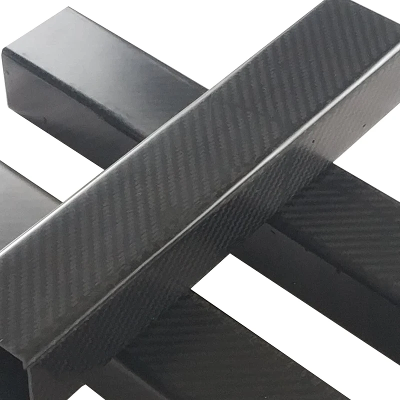 
Customized Carbon fiber square tube pipe high strength glossy and matte factory 