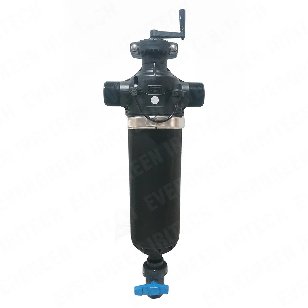 agriculture irrigation system spiral clean semi automatic screen filter