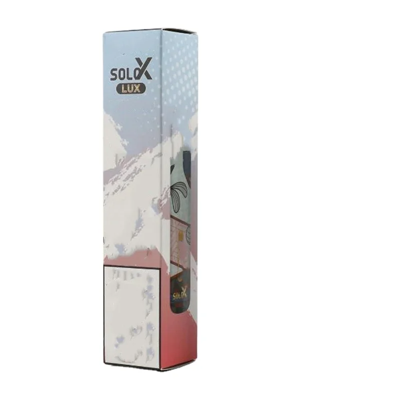 Коробка Solo X LUX 1500PUF заводская цена 10 различных цветов плюс упаковка OEM/ODM для вейпа