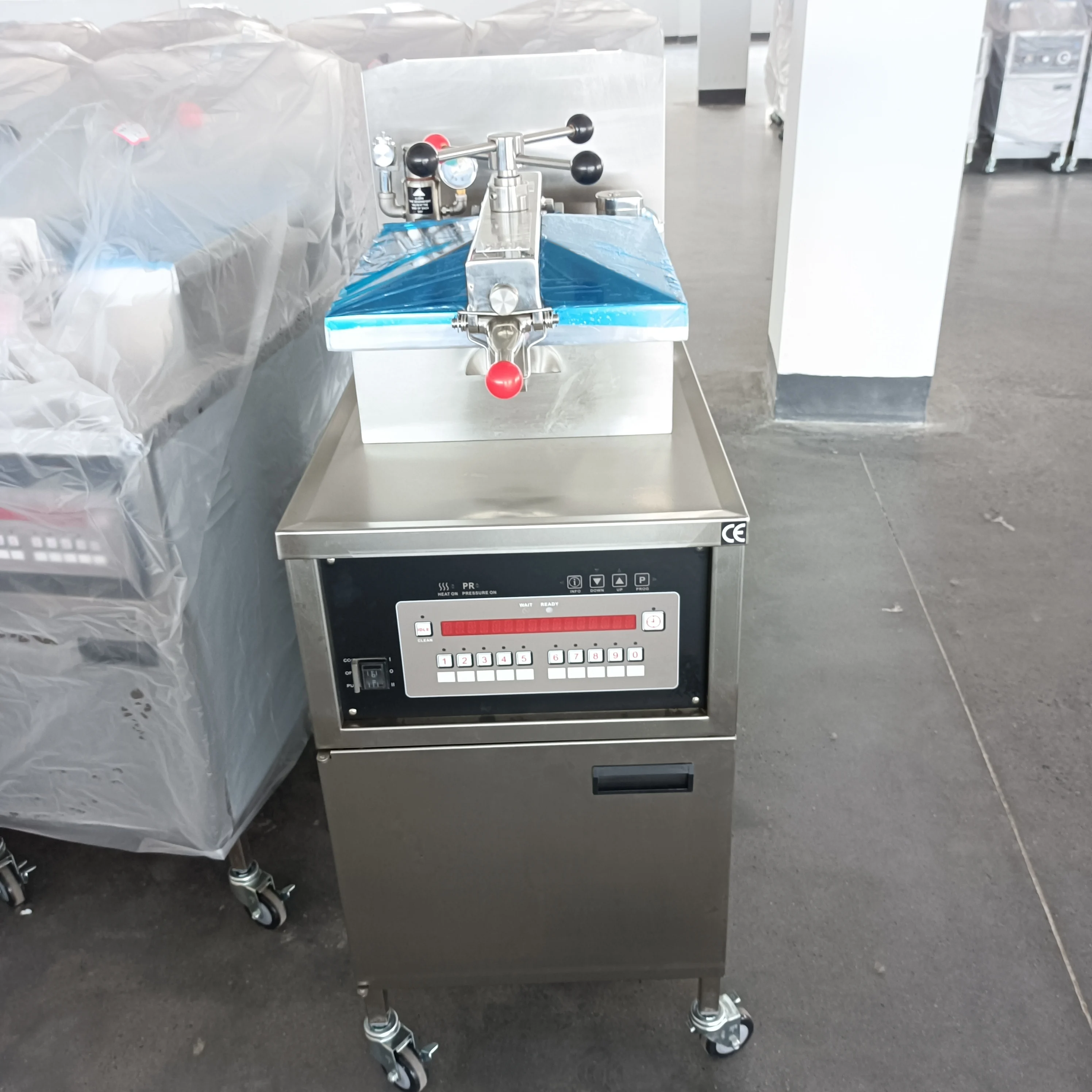 automatic chicken fryer machine commercial deep fryer /commercial potato chips deep fryer for sale