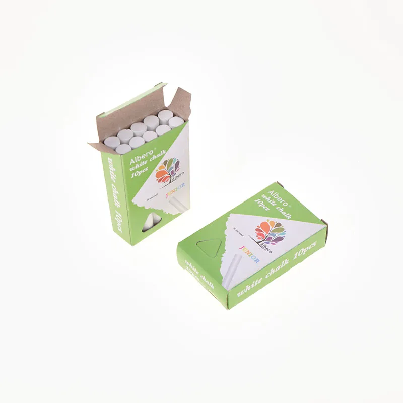 Оптовая продажа, хорошее качество, экологически чистый мел без пыли, школьная черная доска, белая, 4 шт., Меловые школьные маркеры