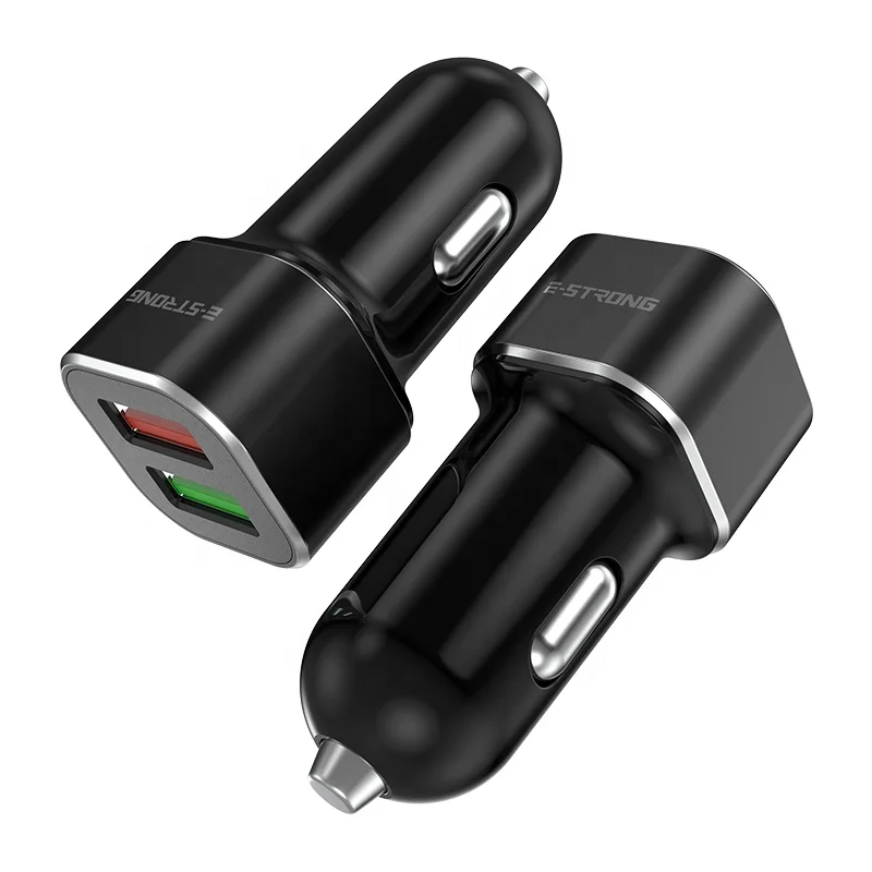 Universal 3.1A Fast Charge USB Car Charger QC3.0 Dual Port USB Cargador Carro Adapter for iPhone