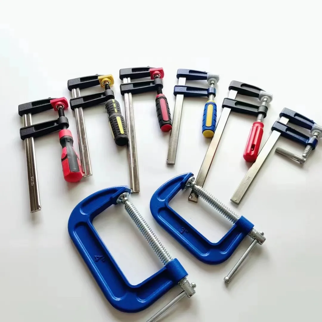 American type 125MM  woodworking tools Clamp double-color injection handle carpenter F clamp