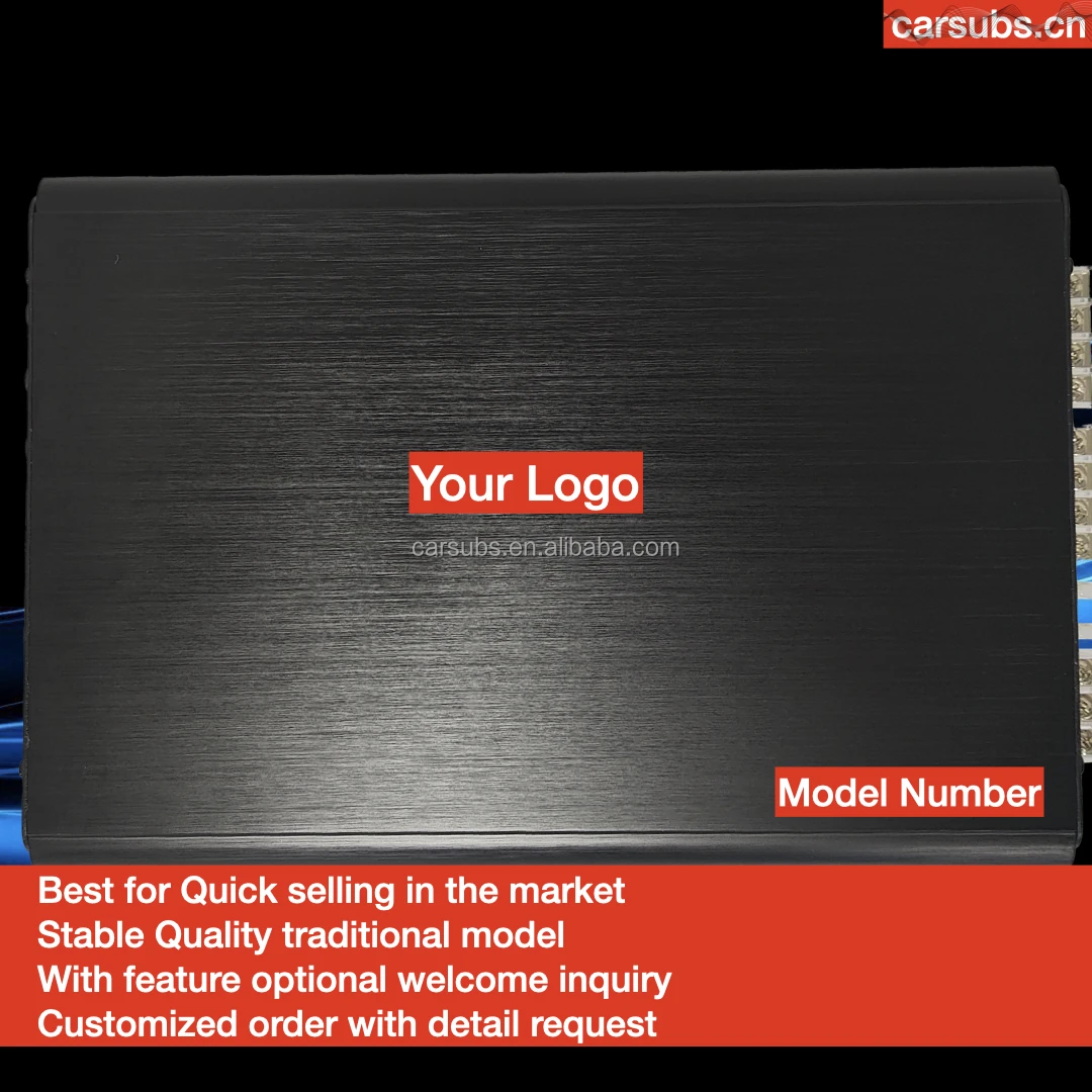 Factory OEM Car Door Coaxial Speaker Amplifier 2 way 3 way 4CH RMS 60W 4 Channels Peak 5800W Full range Car Amplifier Class AB