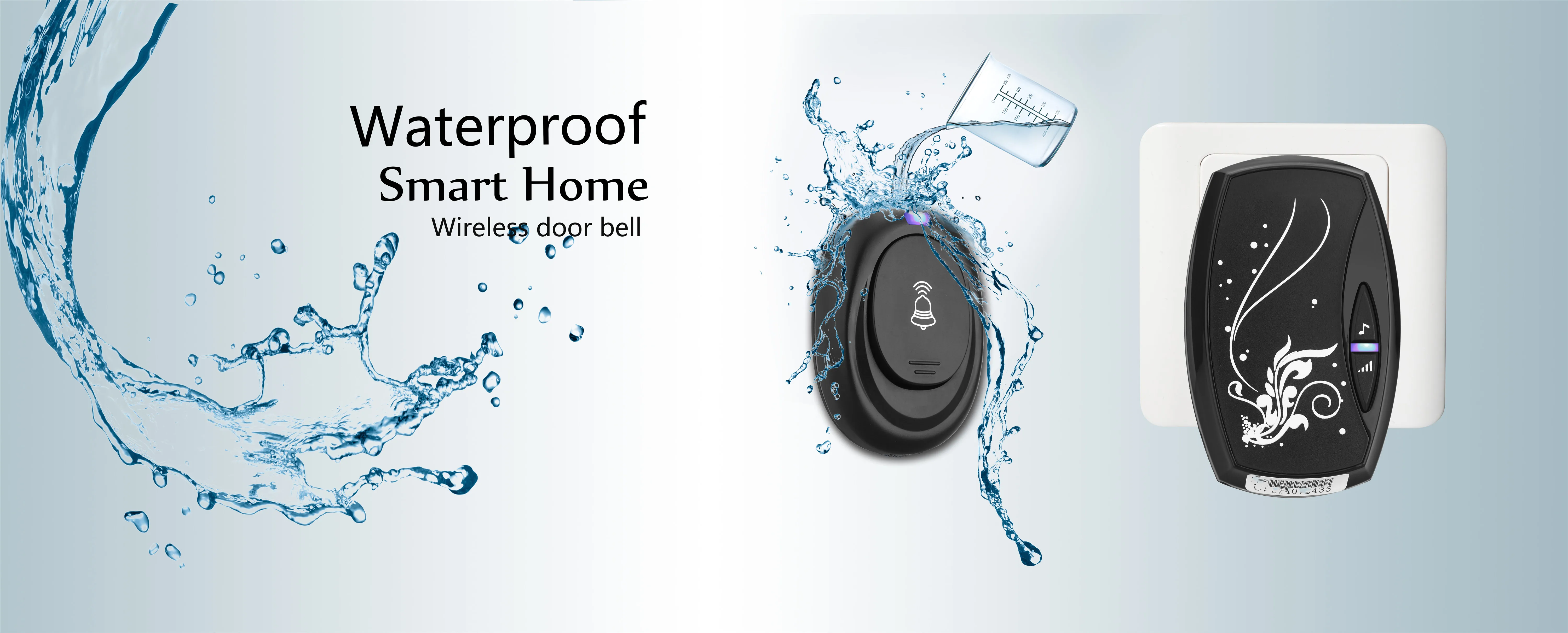 Portable Home Alarm 36 Chimes Music Door Bell Wireless Singing Welcome Door Bell