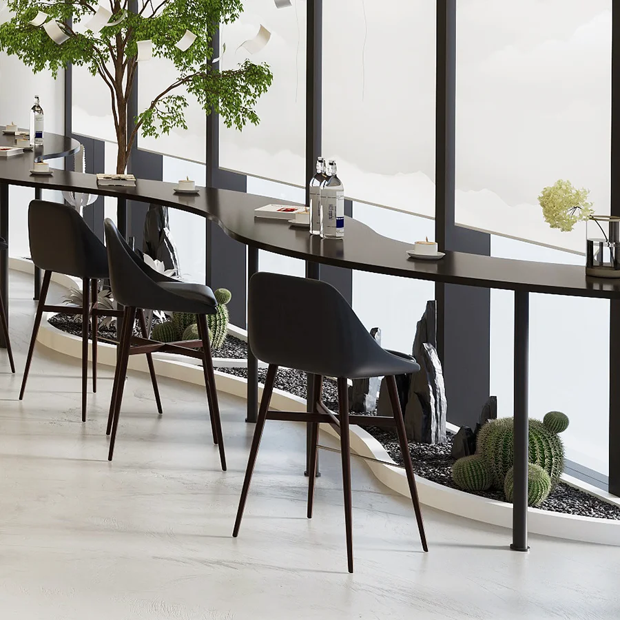 Commercial Barstool Luxury Nordic Design Contemporary Ash Wooden Bar Chair Bar Stool Sillas De Bar