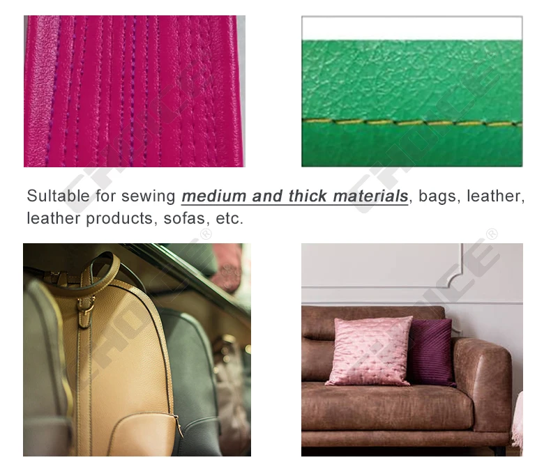 Golden Choice GC-0303S-D4 Computerized Walking Foot Heavy Duty Sewing Machine with Step Moto