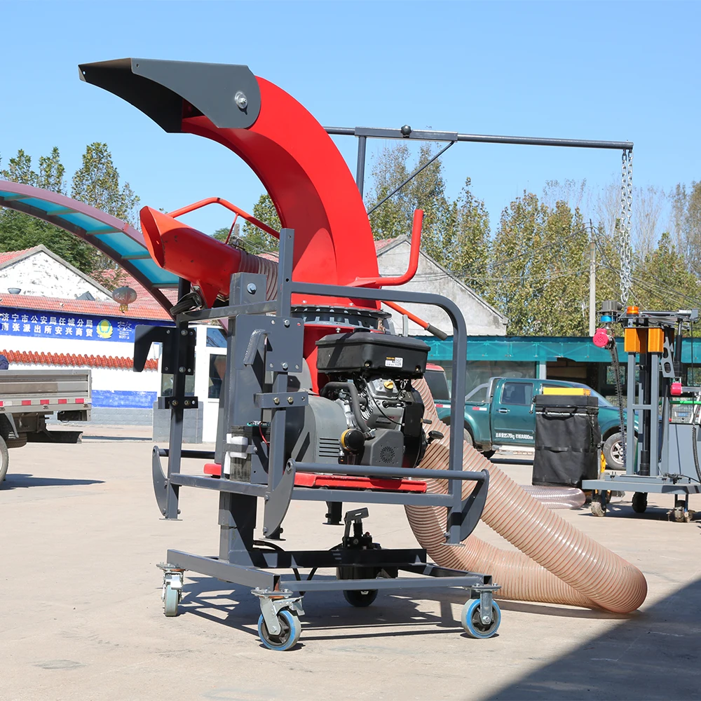 Collector Machinery Self-propelled Leaves sucking Lawn Vacuum Leaf Suction Machine