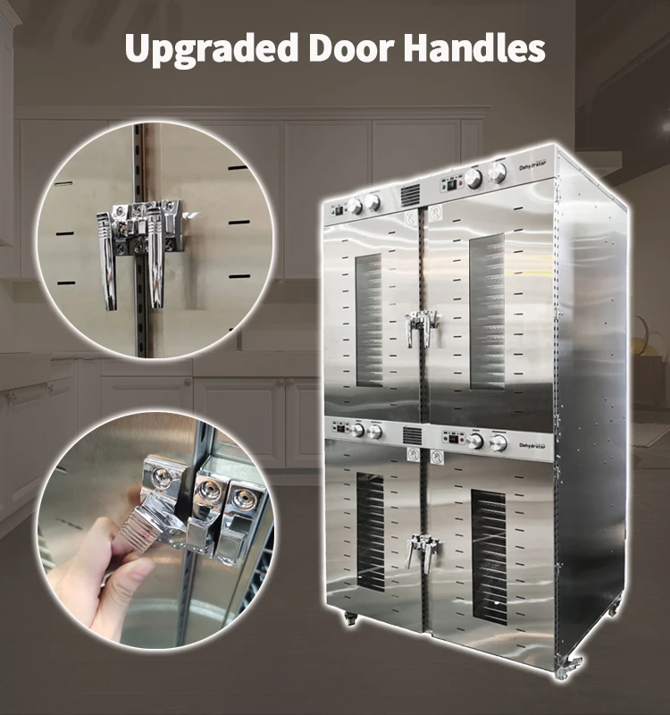 Fast Drying Equipment Fruit Dehydration Machine 88 Trays 60KG Industrial Commercial Food Dehydrators