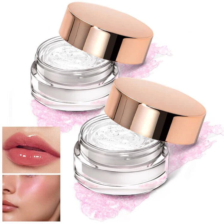Your Logo Color Changing Blusher Moisturizing Clear Blush Cream Cheek & Lip Waterproof Gel Glossy Shiny Balm Blush Face Makeup