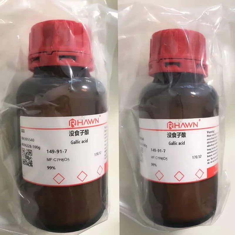 Hot Sale Chemical Reagent Cas Rn 149-91-7  Pyrogallol-5-carboxylic acid Gallic acid 99%100g