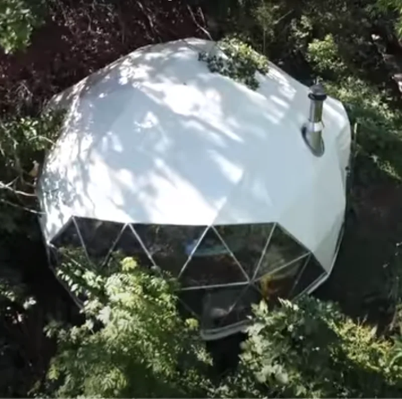 4m  5m 6m 7m 8m Geodesic Dome House Tent, Glamping Dome for resort hotel