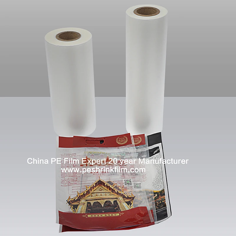 
Soft roll Plastic packaging material laminated polyethylene polypropylene bags film wrap 