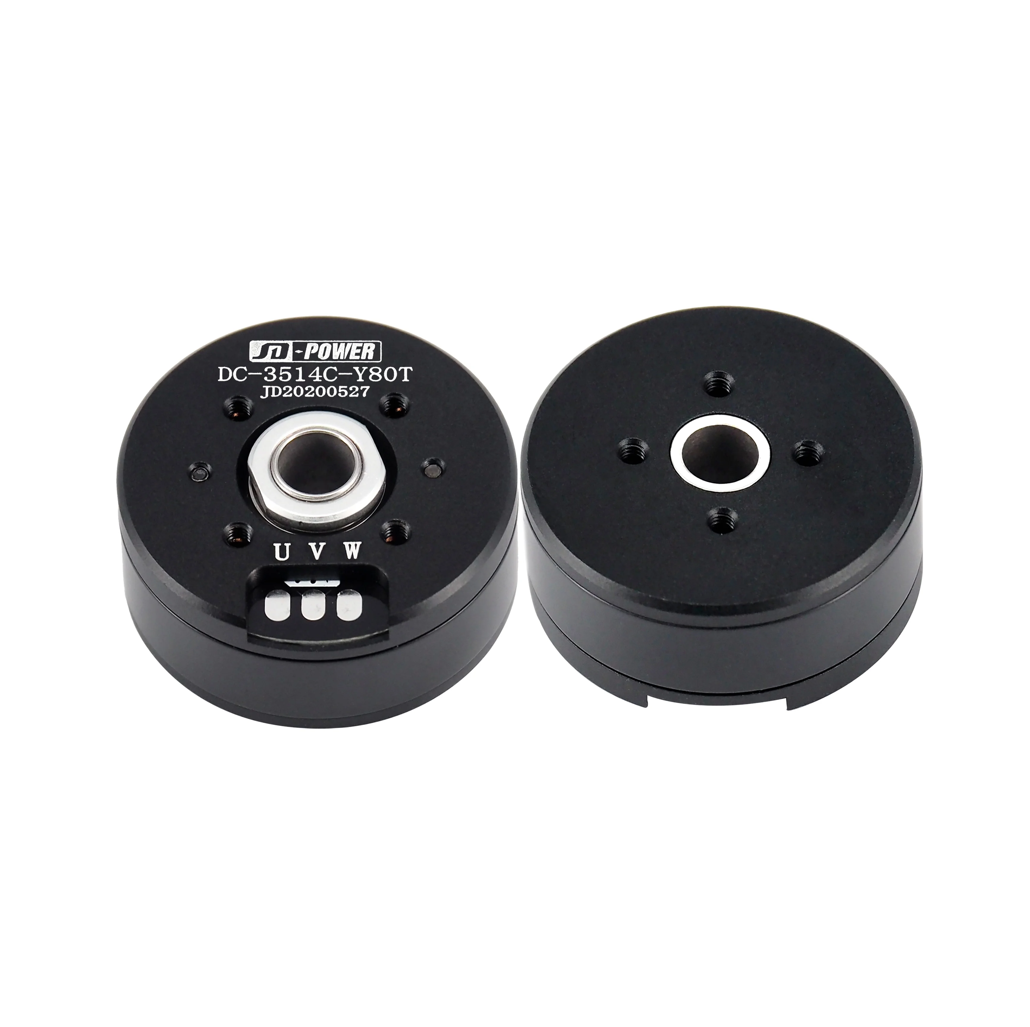 High quality JD-power DC-3514C 2804 12v 24v 36v flat dc brushless gimbal hollow shaft motor for camera