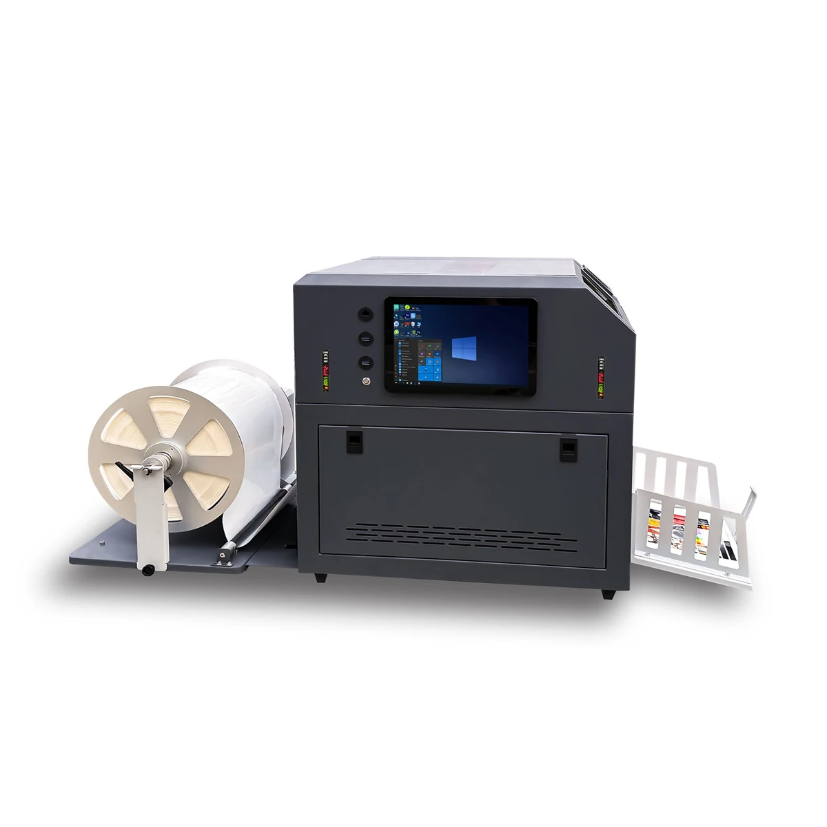 Digital roll to roll desktop full color vinyl label print inkjet label printer with cutter