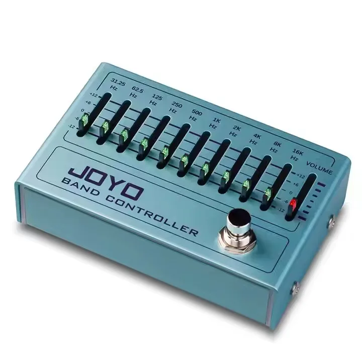 JOYO R series electric acoustic guitar, folk electric box, bass player, ten segment EQ balanced single block effect device R12