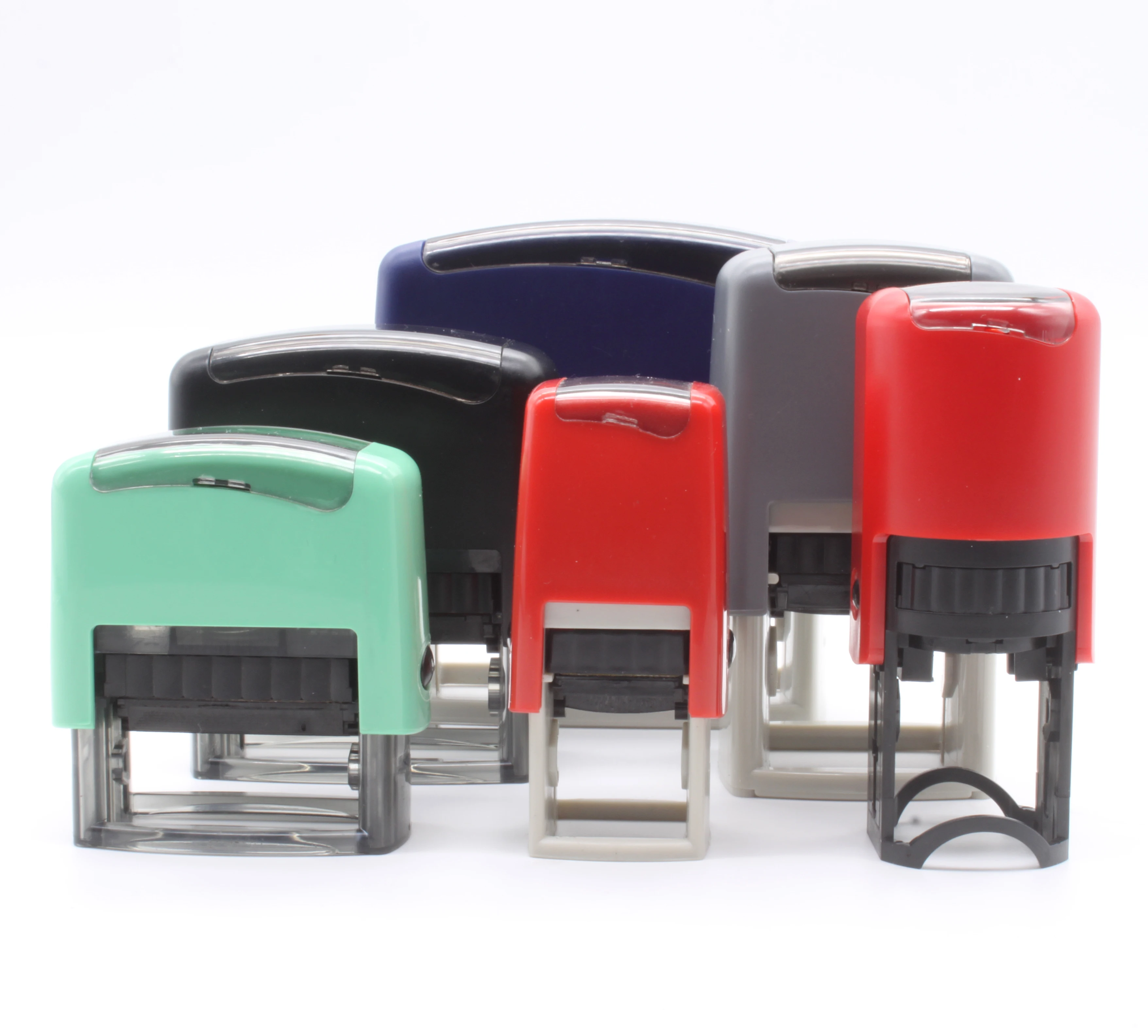 Office automatic stamp text stamp high quality round self inking stamp
