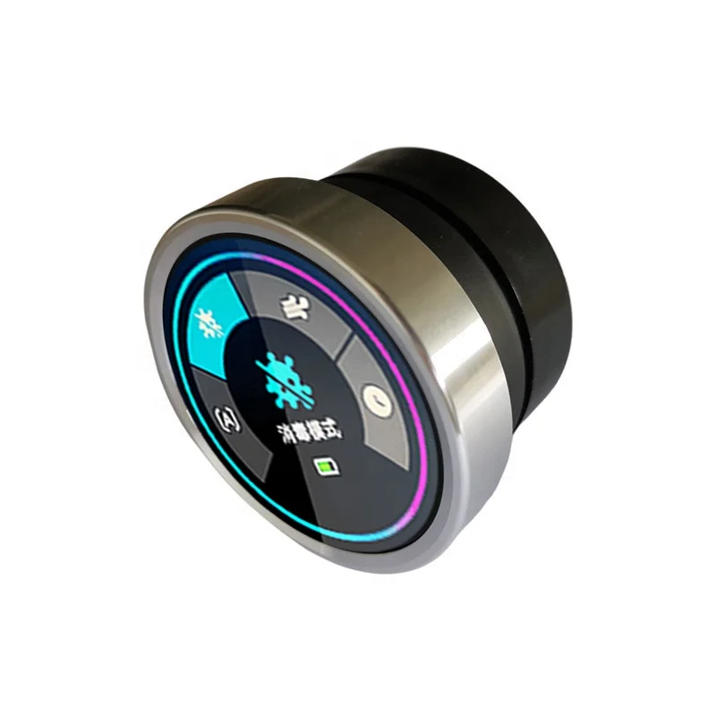 Circular Knob HMI Display Switch 2022 New Arrival Knob Solution Smart Tft Lcd Active Touch Shift Rotary Round Knob