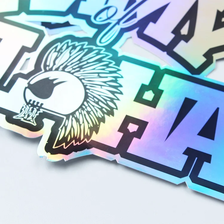 Custom Design Brand Logo Reflective Labels Stickers with Strong Adhesive