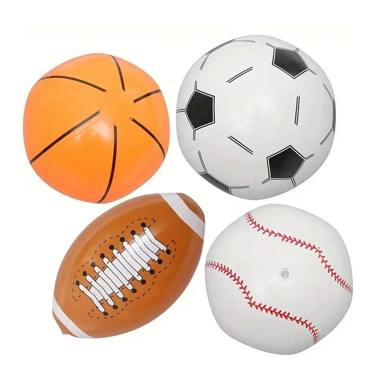 Customized inflatable beach ball by manufacturer, environmentally friendly PVC inflatable beach toy ball, outdoor toy