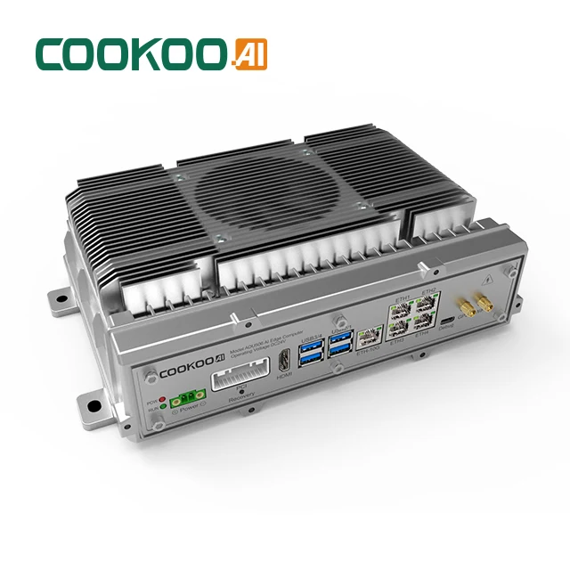 High Performance 200 TOPS Fan Cooling Multiple Giga Ethernet with PoE Intelligent Traffic AMR AGV Embedded Computers