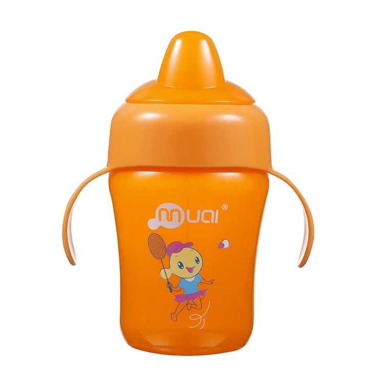 Mumlove 360 Baby sippy cup with Plastic Handle for Kids,stainless steel silicone sippy cup