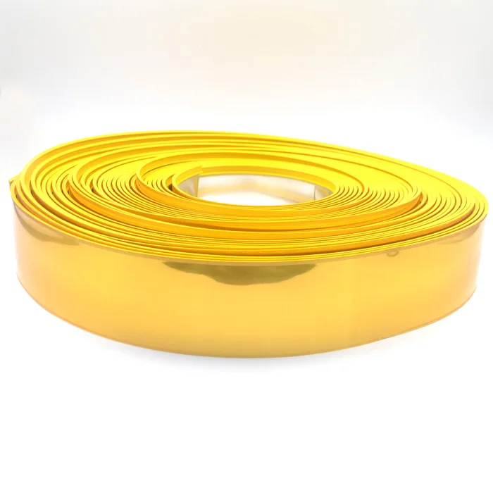 Golden Aluminum Coil Strip (With Folded Edge) for Channel Letter Sign Board Fabrication Making