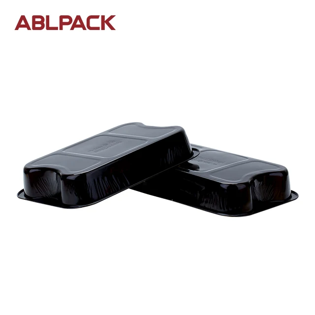 ABLPACK 2080ML 74oz smoothwall Restaurant take out Containers food Trays Disposable Aluminum Foil plate with Lids