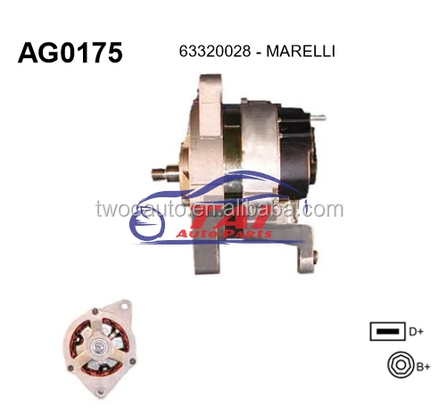 car auto parts alternator in cheap price for 63320024 63321039 for MARELLI 12V 55A TRUCK SPARE PARTS