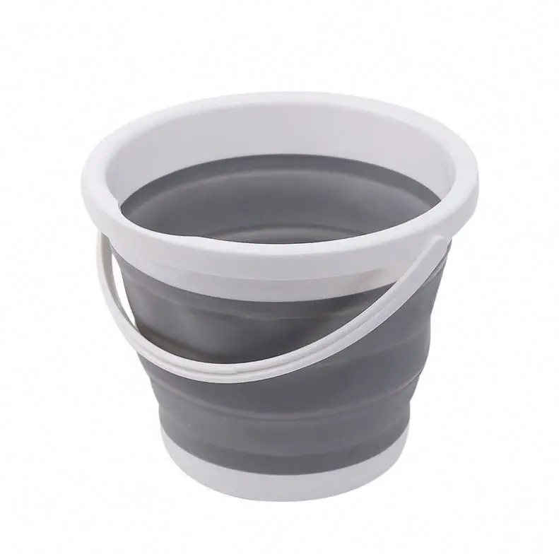 
 Practical folding bucket washing portable fold circle bucket plastic  