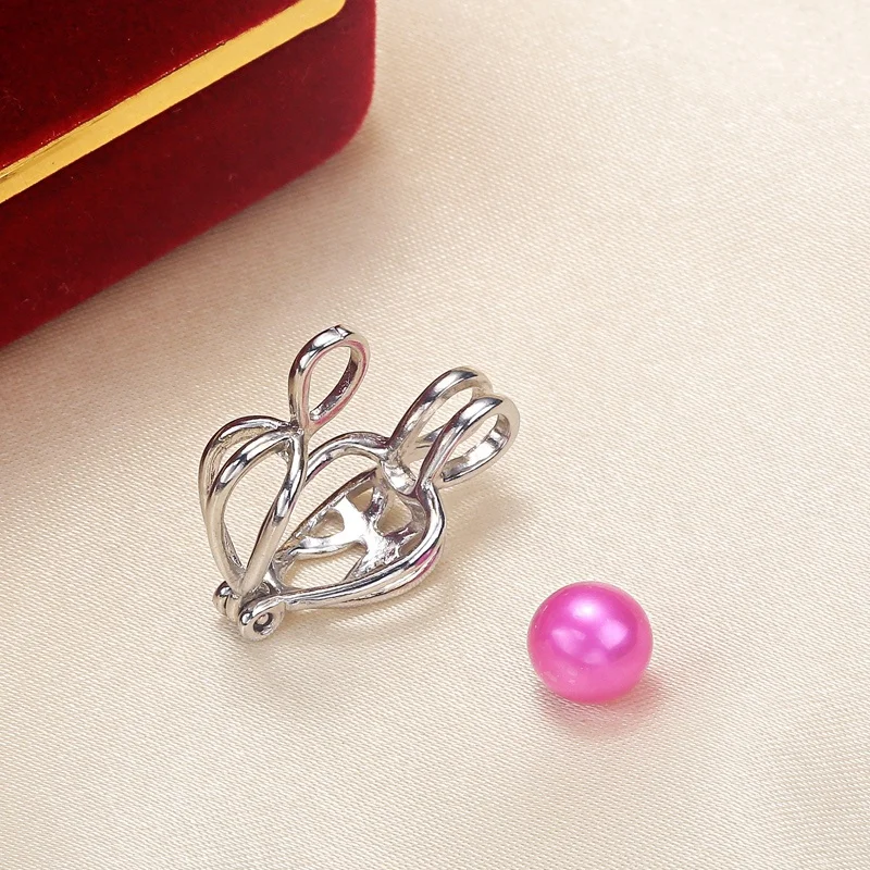 Wholesale Cage Mountings Wish Pearl Pendant Cage Pendant Necklace Mount for Pearl Jewelry Making