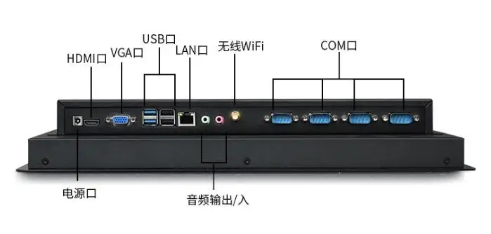  I3 i5 i7 19 дюймов IP65 прочный промышленный емкостный сенсорный компьютер все в одном панельный ПК с расширяемым слотом PCIe для HMI