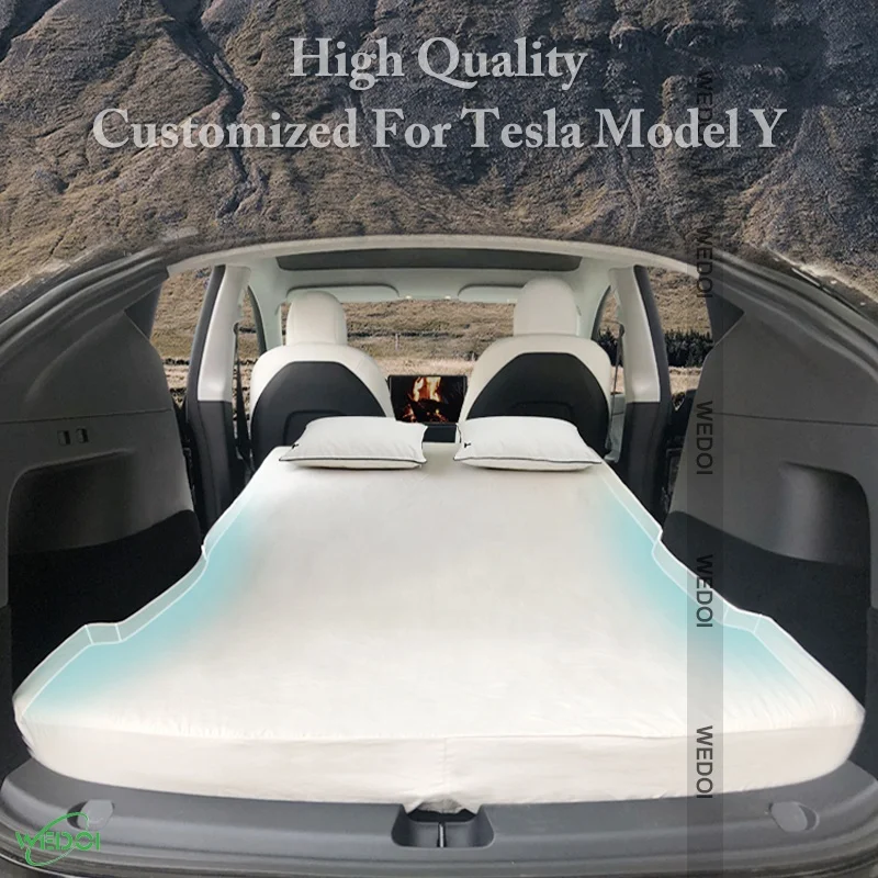 Новинка 2021 портативная кровать для кемпинга Tesla Model Y хлопковая с эффектом памяти 3/S/X